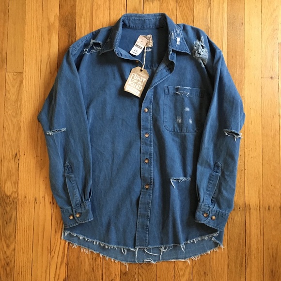 LF oversized denim shirt - Picture 3 of 6